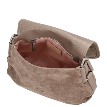 Coccinelle Rebekka Suede - Umhängetasche 27 cm (warm taupe) - Markenkoffer