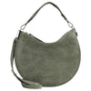 Coccinelle Sunup Suede - Bolso bandolera L 38 cm (greenery)