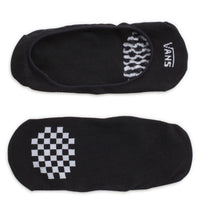 Vans Women's No Show 2 Pares - Calcetines (negro blanco, 31,5-36)