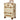 Brics Bellagio - 4 - Rollen - Kabinentrolley mit Vortasche 55 cm erw. recycelt (cream) - Markenkoffer