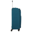 Travelite Kick Off - 4-Rollen-Trolley L 78 cm erw. (petrol)
