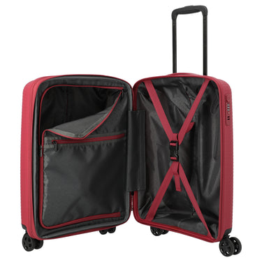 Travelite Air Stripe - 4-Rollen-Kabinentrolley S 55 cm erw. (red)