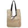 FREDsBRUDER Sun Carrier - Bolso shopper (natural straw & black)