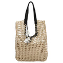 FREDsBRUDER Sun Carrier - Shopper (natural straw & black)