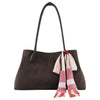 Les Visionnaires Sophie Grande Cozy Scarf - Bolso de hombro 42 cm (dark brown)