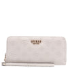 Guess Ella Logo SLG Large Zip - Cartera 12cc 20 cm (stone logo)