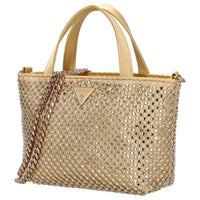 Guess Tasmin Mini - Bolso de mano 21 cm (oro)