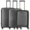Travelite Air Base - Juego de trolley con 4 ruedas 3 piezas L/M/S Vortasche (anthracite)
