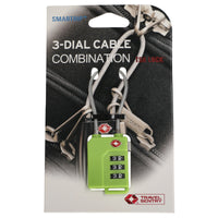 D&N Bags & More - Candado de combinación TSA 4,2 cm (verde)