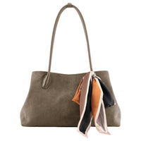 Les Visionnaires Sophie Grande Cozy Scarf - Bolso de hombro 42 cm (khaki)