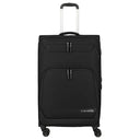 Travelite Kick Off - 4-Rollen-Trolley L 78 cm erw. (black)