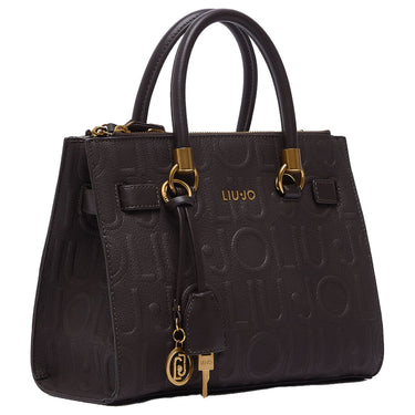 Liu Jo Manh S Satchel Logoprägung - Umhängetasche 27 cm (deep brown) - Ansicht 2
