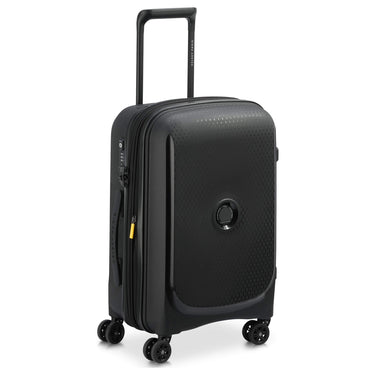 Delsey Paris Belmont Plus - 4 - Rollen - Kabinentrolley recycelt 55 cm erw. (schwarz) - Markenkoffer