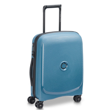 Delsey Paris Belmont Plus Slim Line - 4 - Rollen - Kabinentrolley recycelt 55 cm (zink blau) - Markenkoffer