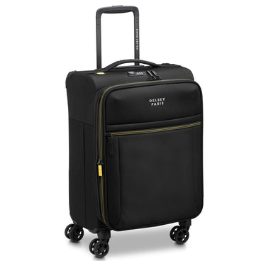 Delsey Paris Brochant 3 - 4 - Rollen - Kabinentrolley S 55 cm erw. (tief schwarz) - Markenkoffer
