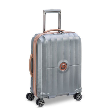 Delsey Paris Carrousel - 4 - Rollen - Kabinentrolley Slim line 55 cm (Platin) - Markenkoffer