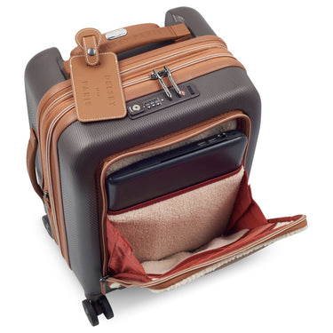 Delsey Paris Chatelet Air 2.0 - 4 - Rollen - Kabinentrolley 55 cm erw. 14" USB (braun) - Markenkoffer