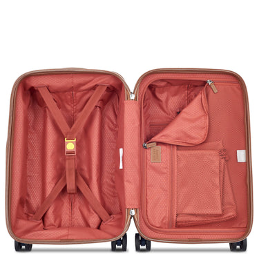 Delsey Paris Chatelet Air 2.0 - 4 - Rollen - Kabinentrolley 55 cm erw. 14" USB (marineblau) - Markenkoffer