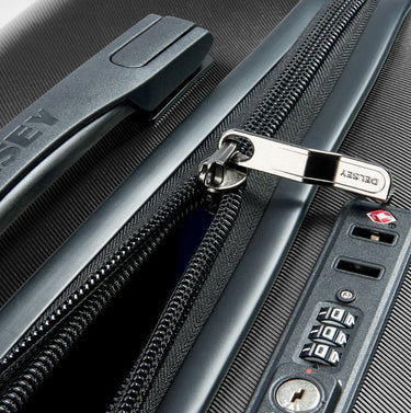 Delsey Paris Comete Plus - 4 - Rollen - Trolley 77 cm (schwarz) - Markenkoffer