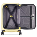 Delsey Paris Securitime - 4 - Rollen - Kabinentrolley S 55 cm erw. (blassgelb) - Markenkoffer