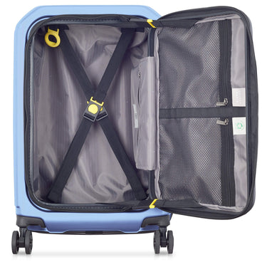 Delsey Paris Securitime - 4 - Rollen - Kabinentrolley S 55 cm erw. (lavendelblau) - Markenkoffer