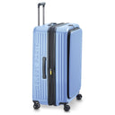 Delsey Paris Securitime - 4 - Rollen - Trolley L 77 cm erw. (lavendelblau) - Markenkoffer