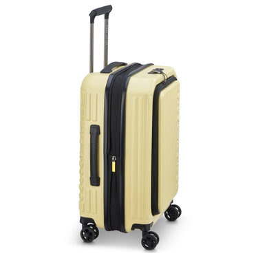 Delsey Paris Securitime - 4 - Rollen - Trolley M 66 cm erw. (blassgelb) - Markenkoffer