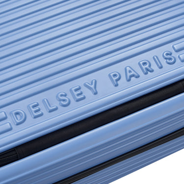 Delsey Paris Securitime - 4 - Rollen - Trolley M 66 cm erw. (lavendelblau) - Markenkoffer