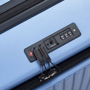 Delsey Paris Securitime - 4 - Rollen - Trolley M 66 cm erw. (lavendelblau) - Markenkoffer