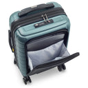 Delsey Paris Shadow 5.0 - 4 - Rollen - Kabinentrolley mit Vordertasche S 55 cm erw. USB (grün) - Markenkoffer