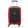 Delsey Paris Shadow 5.0 - 4 - Rollen - Kabinentrolley mit Vordertasche S 55 cm erw. USB (intensives rot) - Markenkoffer