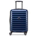 Delsey Paris Shadow 5.0 - 4 - Rollen - Kabinentrolley Slim Line USB 55 cm (marineblau) - Markenkoffer