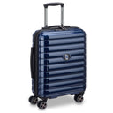 Delsey Paris Shadow 5.0 - 4 - Rollen - Kabinentrolley Slim Line USB 55 cm (marineblau) - Markenkoffer