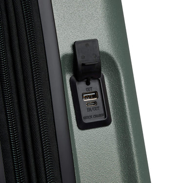 Delsey Paris Turenne 2.0 - 4 - Rollen - Kabinentrolley S 56 cm erw. (grün) - Markenkoffer