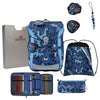 DerDieDas ErgoFlex Easy - Mochila escolar Set 5 piezas 950 g (Deep Ocean)