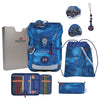 DerDieDas ErgoFlex Easy - Mochila escolar Set 5 piezas 950 g (Deep Ocean)