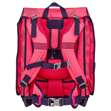 DerDieDas ErgoFlex Max Superflash Neon - Schulranzen Set 5tlg. 950g (Neon Star) - Markenkoffer