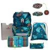 DerDieDas ErgoFlex - Set de mochila escolar 5 piezas 800 g (Magic Light)