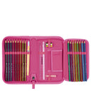 DerDieDas ErgoFlex Tiny Exklusiv Superflash - Schulranzen Set 5 tlg. (Coral Reef) - Markenkoffer