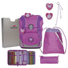 DerDieDas ErgoFlex Tiny - Mochila escolar Set 5tlg. 900g (Purple Unicorn)