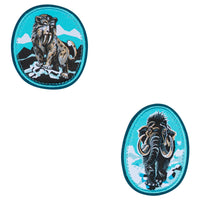 DerDieDas Zubehör - Wechselbuttons 2tlg. (Blue Ice) - Markenkoffer