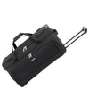 D&N Bags & More - Bolsa de viaje con 2 ruedas 65 cm (negro)