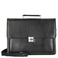 D&N Basic Line PU - Aktentasche 41 cm (schwarz) - Markenkoffer