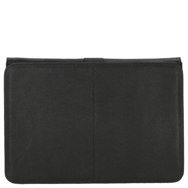 D&N Easy Business - Schreibmappe 27 cm Leder (schwarz) - Markenkoffer