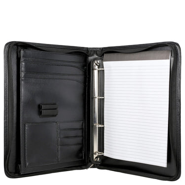 D&N Easy Business - Schreibmappe 35 cm PU (schwarz) - Markenkoffer