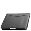 D&N Easy Business - Carpeta de escritura PU de grano fino 35 cm con calculadora (color: negro)