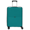 D&N Travel Line 4000 - Maleta de 4 ruedas M 66 cm (verde)
