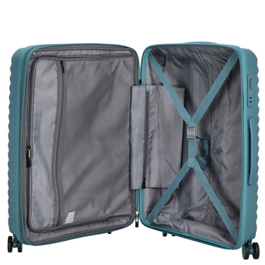 D&N Travel Line 4500+ - 4 - Rollen - Trolley M 65 cm erw. (petrol) - Markenkoffer