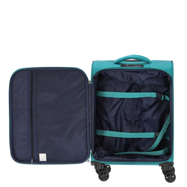 D&N Travel Line 9104 - 4 - Rollen - Kabinentrolley S 55 cm (grün) - Markenkoffer