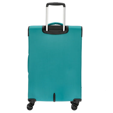 D&N Travel Line 9104 - 4 - Rollen - Trolley M 67 cm erw. (grün) - Markenkoffer